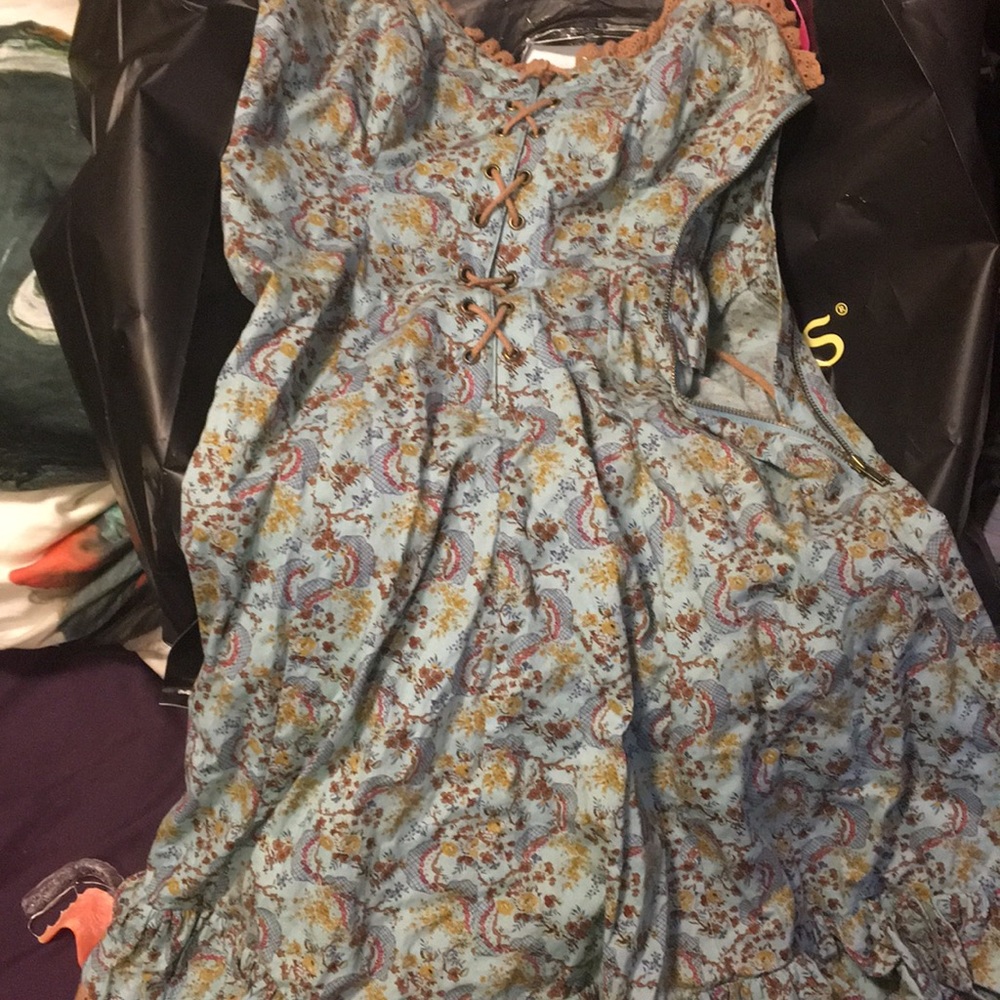 Betsey Johnson strapless dress